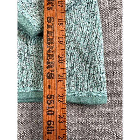 Patagonia Better Sweater Womens (XS) Teal Fleece Quarter 1/4 Zip Pullover Jacket - Picture 5 of 8